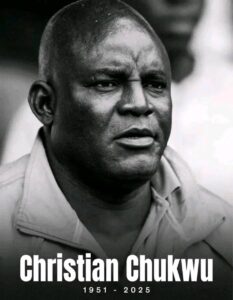 Nigerian football legend, Christian Chukwu, has passed away at the age of 74.  